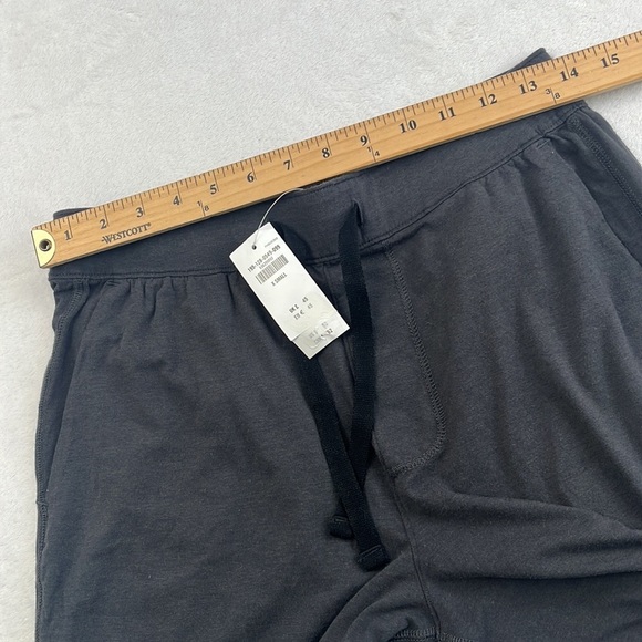 NWT Abercrombie & Fitch XS Black Cotton Viscose Lounge Sleep Shorts Mens, Womens - Picture 5 of 11